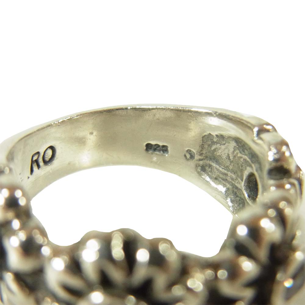 ROYAL ORDER ロイヤルオーダー ライン デイジー フラワー リング シルバー925 シルバー系 11.5号【中古】