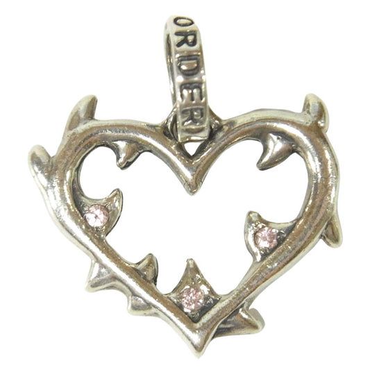ROYAL ORDER ロイヤルオーダー AURORA HEART ハート ペンダント トップ【中古】
