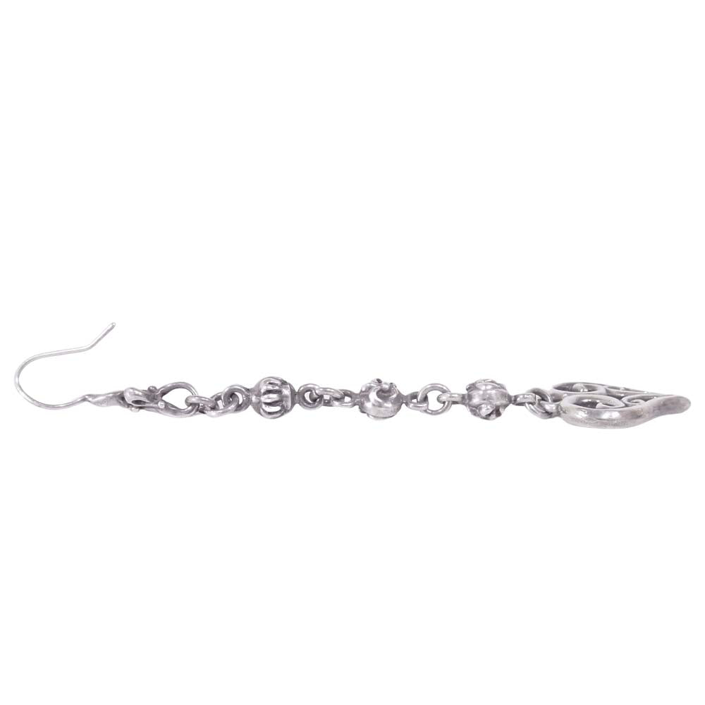 ROYAL ORDER ロイヤルオーダー ALLEGRA HEART w/FDL CROWN BEAD ハート クラウン ピアス シルバー系【中古】