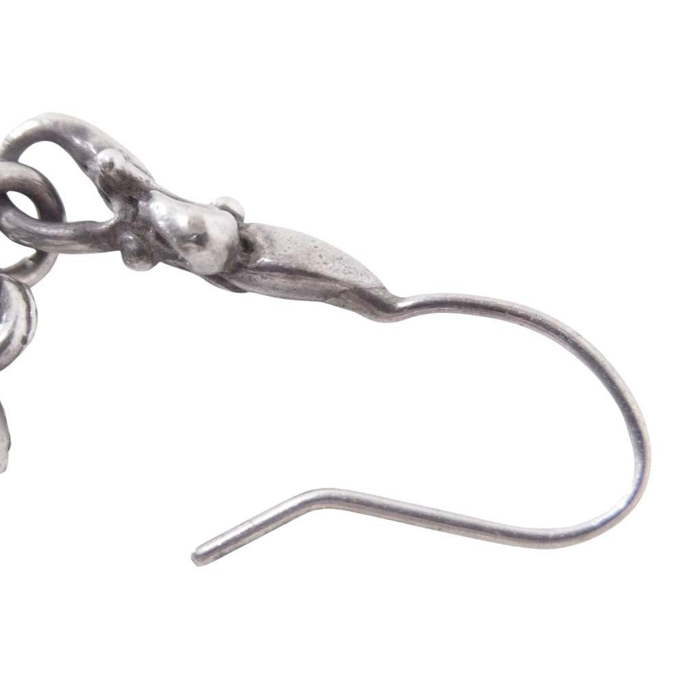 ROYAL ORDER ロイヤルオーダー ALLEGRA HEART w/FDL CROWN BEAD ハート クラウン ピアス シルバー系【中古】