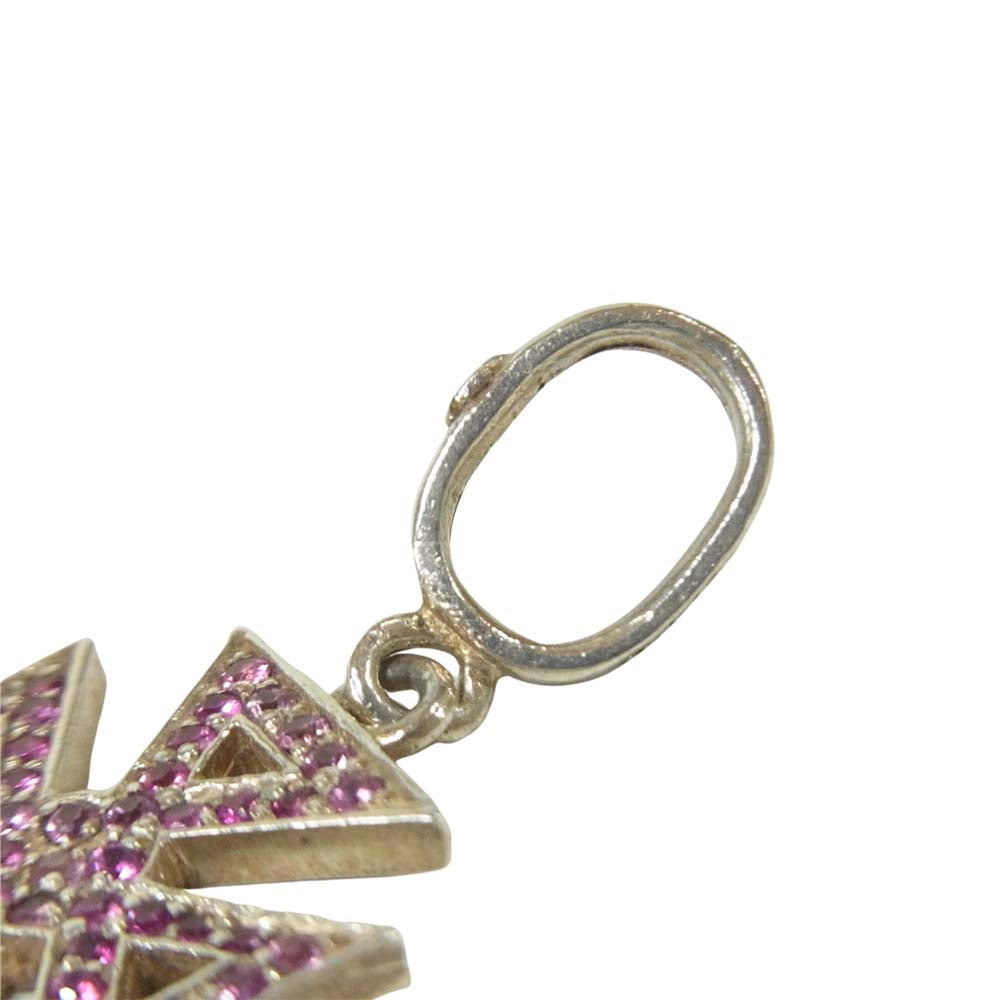 Loree Rodkin ローリーロドキン アイアンクロス ペンダント トップ シルバー925 シルバー系 ピンク系【中古】