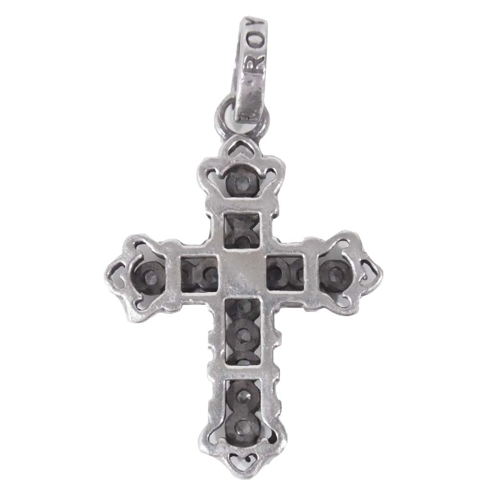 ROYAL ORDER ロイヤルオーダー TINY CONSORT CROSS w CZ タイニー クロス ペンダント シルバー系【中古】