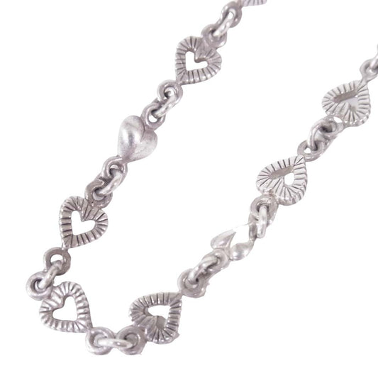 Loree Rodkin ローリーロドキン love＆hate ラヴ&ヘイト ハート ネックレス チェーン シルバー系【中古】