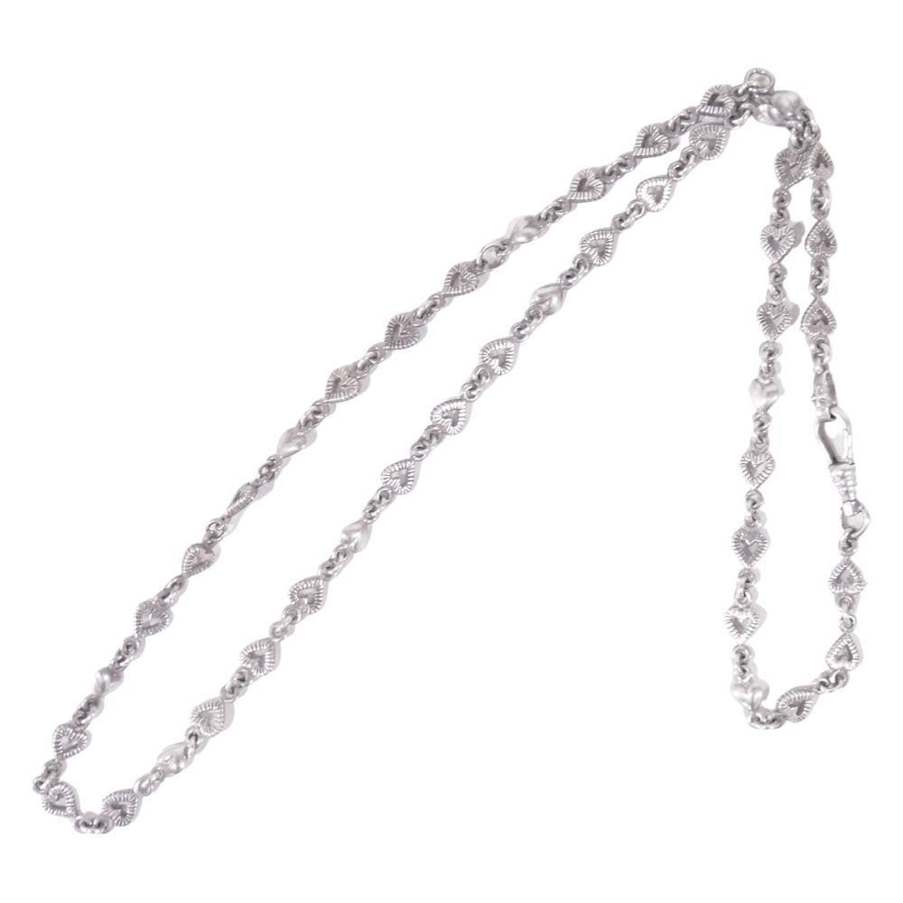 Loree Rodkin ローリーロドキン love＆hate ラヴ&ヘイト ハート ネックレス チェーン シルバー系【中古】