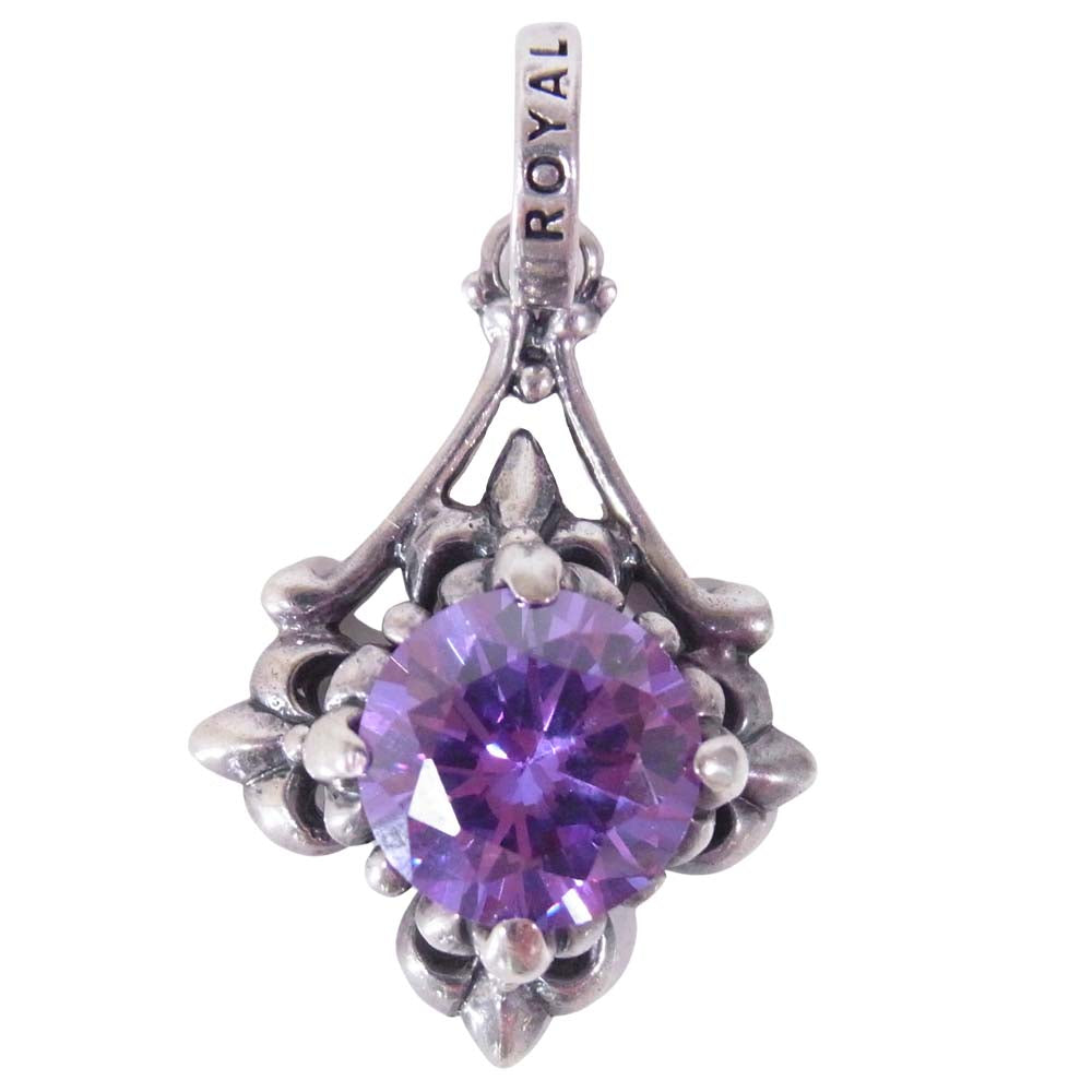 ROYAL ORDER ロイヤルオーダー SP353 FDL SOLITAIRE PENDANT FDL ソリティア ペンダント シルバー系【中古】