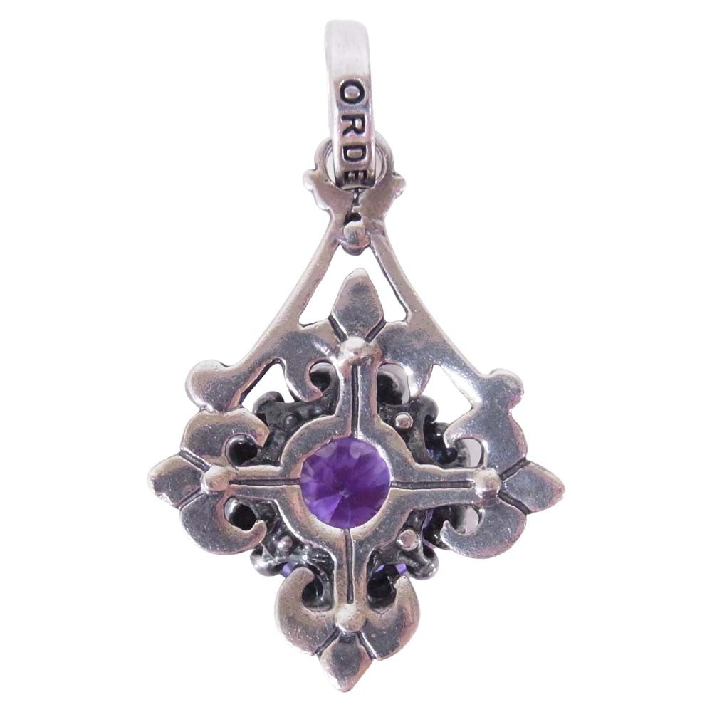 ROYAL ORDER ロイヤルオーダー SP353 FDL SOLITAIRE PENDANT FDL ソリティア ペンダント シルバー系【中古】