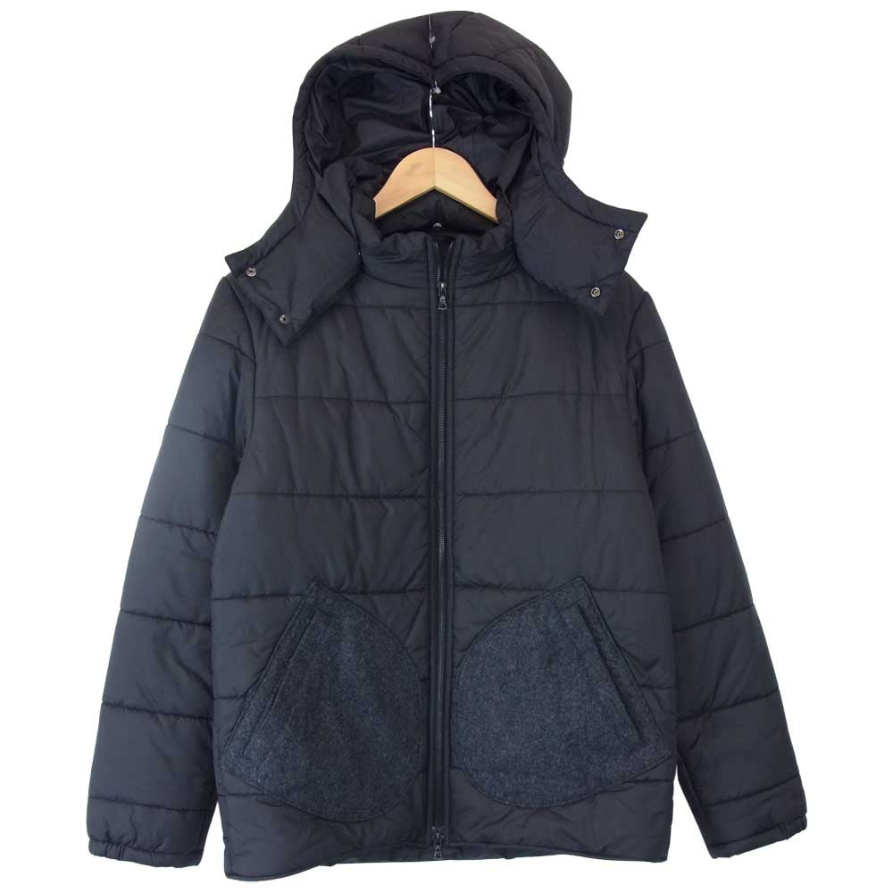 uniform experiment ユニフォームエクスペリメント 14AW UE-145071 フェルトポケット 中綿 ジャケット ブラック系 3【中古】