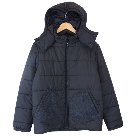uniform experiment ユニフォームエクスペリメント 14AW UE-145071 フェルトポケット 中綿 ジャケット ブラック系 3【中古】