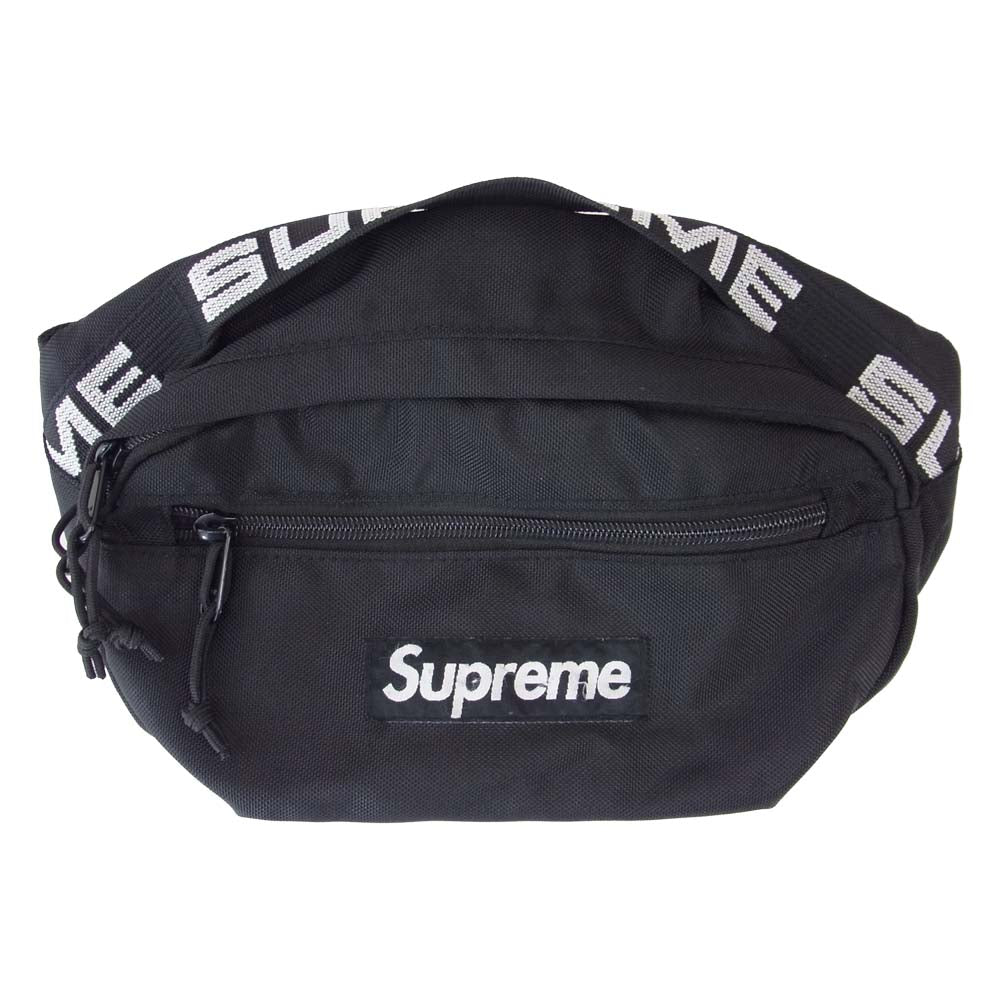 Supreme シュプリーム 18SS Waist Bag ウエスト バッグ ブラック系【中古】