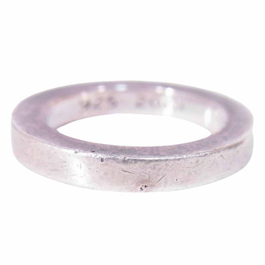 CHROME HEARTS クロムハーツ（原本無） 3㎜ スペーサー リング プレーン 指輪 シルバー系 9号程度【中古】