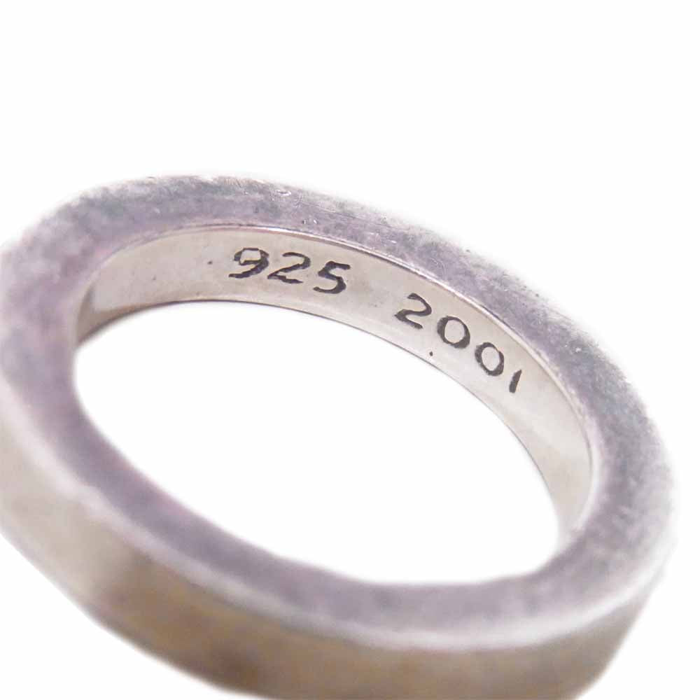 CHROME HEARTS クロムハーツ（原本無） 3㎜ スペーサー リング プレーン 指輪 シルバー系 9号程度【中古】