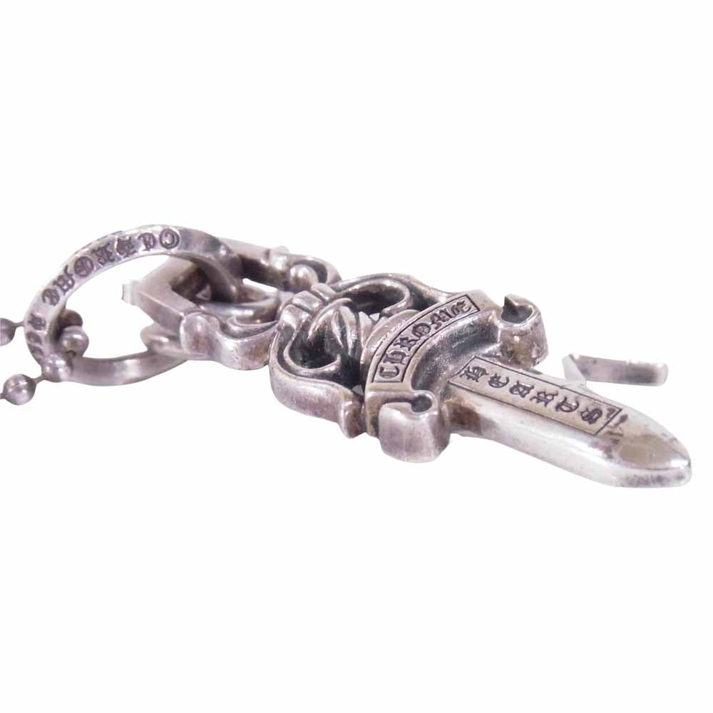 CHROME HEARTS クロムハーツ（原本無） 3 TRINKETS 東京限定 3 トリンケッツ ペンダント ネックレスチェーン シルバー系【中古】