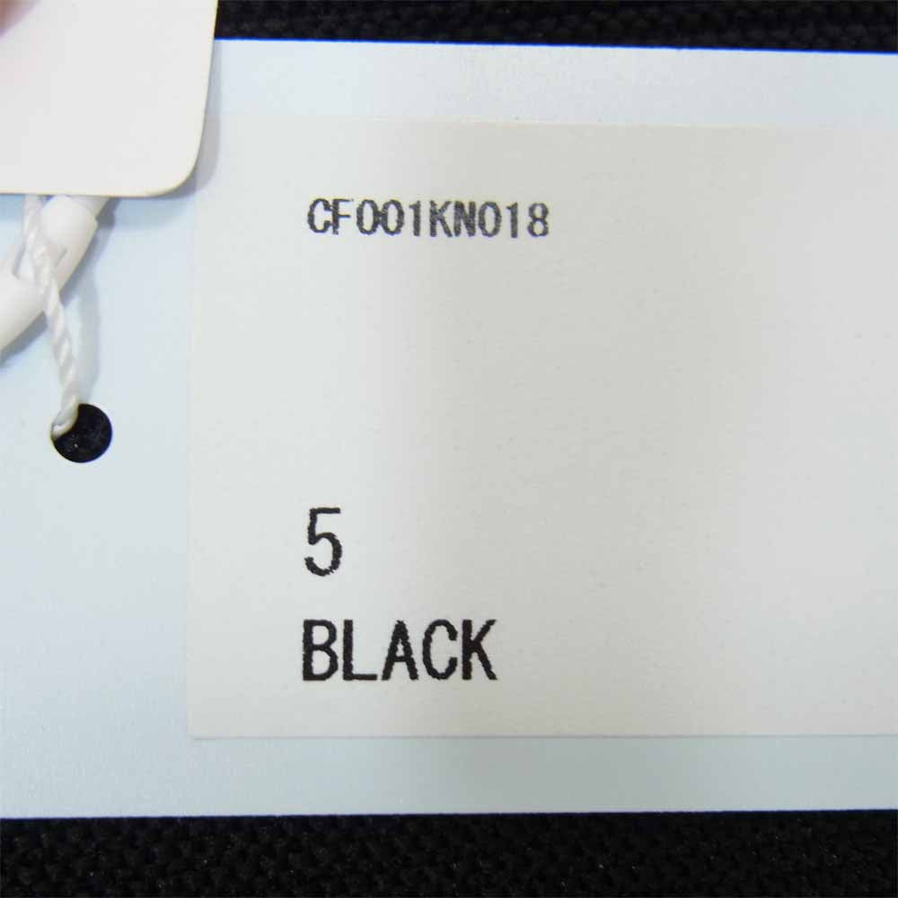 シーエフシーエル CF001KN018 GARTER LONG SLEEVE T モックネック カットソー ブラック系 5【極上美品】【中古】