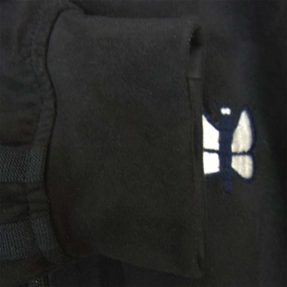 ダブレット 20AW 20AW20BL110 CHAOS EMBROIDERY SUEDE TRACK JACKET カオス刺繍 トラックジャケット ブラック系 S【中古】