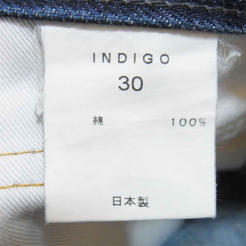 GANGSTERVILLE ギャングスタービル ボタンフライ デニムパンツ 日本製 インディゴブルー系 30【中古】