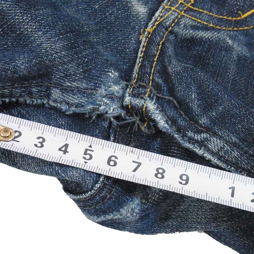 GANGSTERVILLE ギャングスタービル ボタンフライ デニムパンツ 日本製 インディゴブルー系 30【中古】