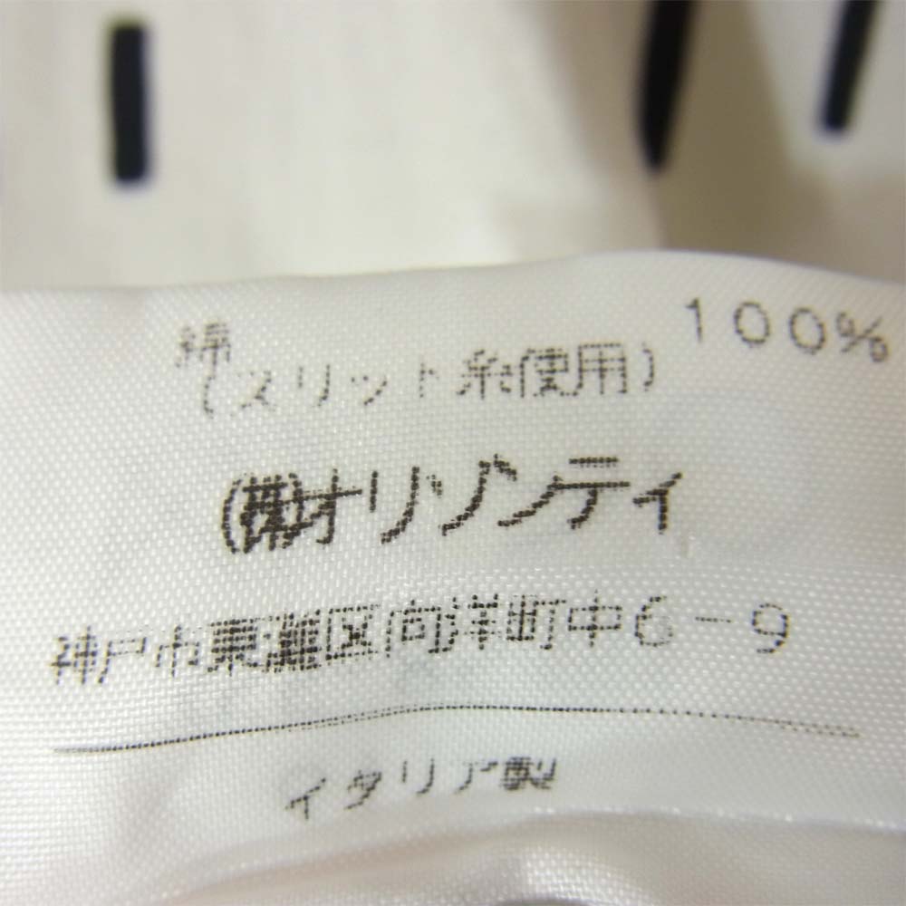 Vivienne WestwoodMAN ヴィヴィアンウエストウッドマン 6116M 胸ロゴ レギュラカラー 長袖 シャツ ホワイト系 Ⅱ【中古】