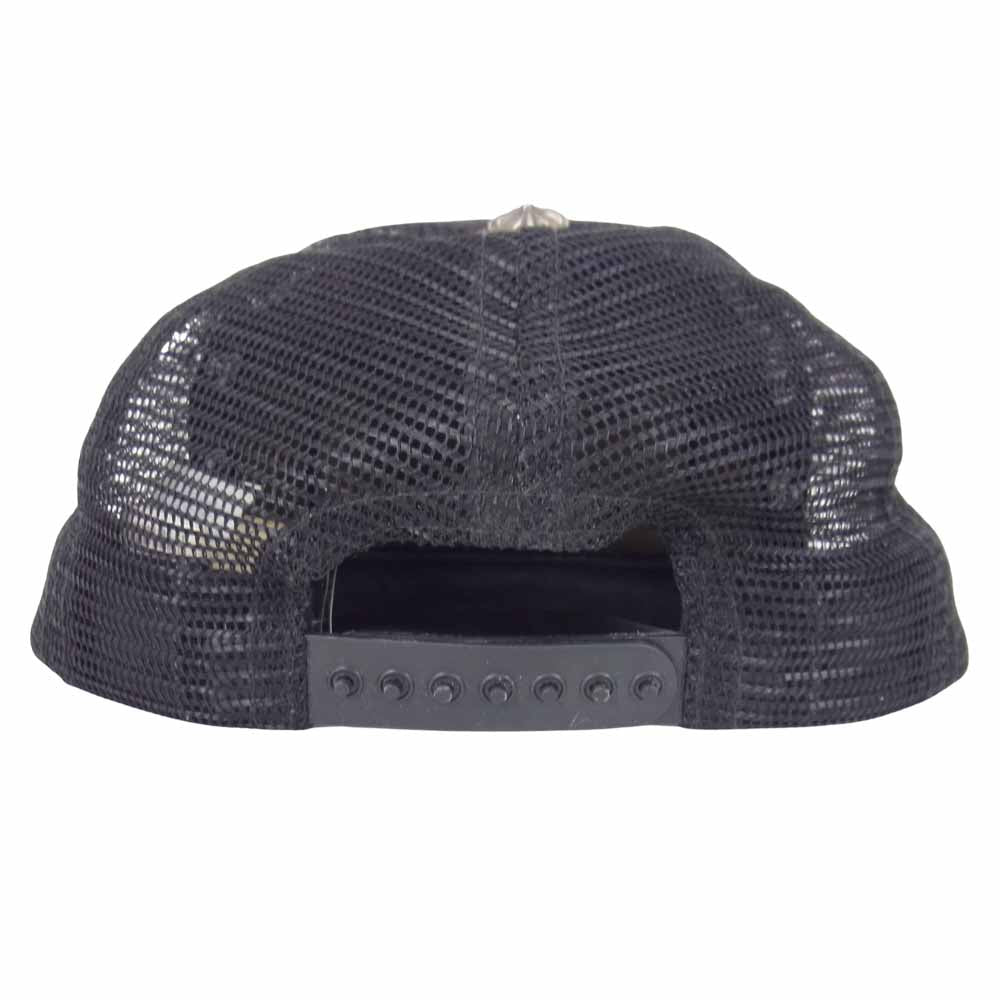 CHROME HEARTS クロムハーツ（原本無） TRUCKER CAP CH パッチ クロスボール トラッカー メッシュ キャップ ブラック系【中古】