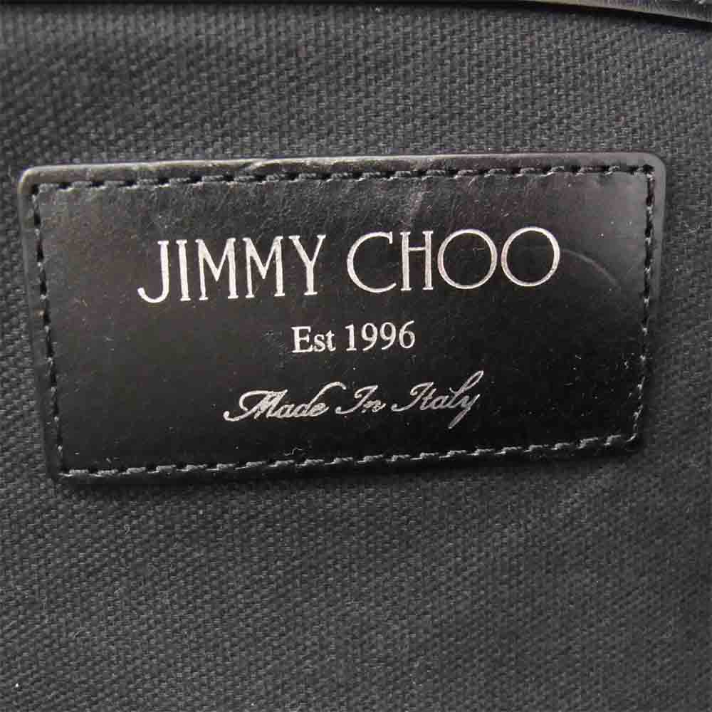 JIMMY CHOO ジミーチュウ REED JIC リード バックパック ネイビー系【中古】