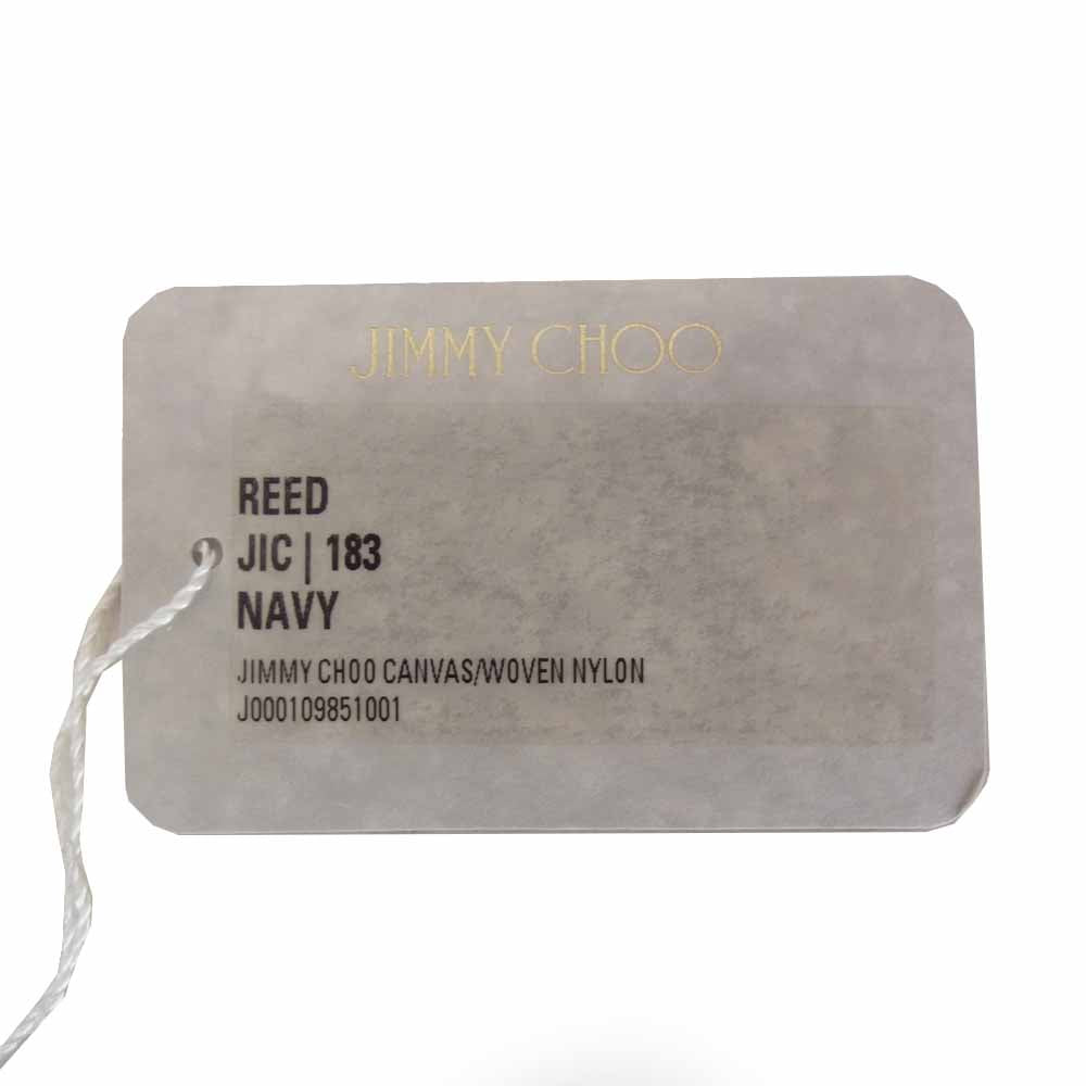 JIMMY CHOO ジミーチュウ REED JIC リード バックパック ネイビー系【中古】