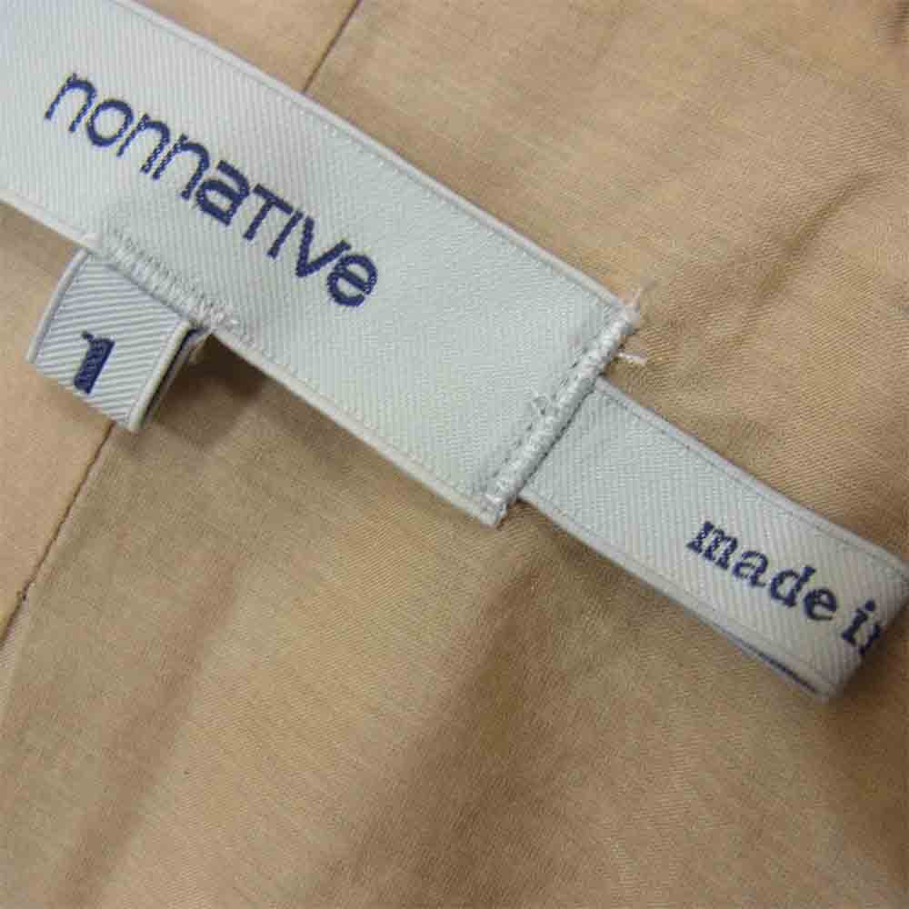nonnative ノンネイティブ 11SS NN-J1913 RIDER SHORT JACKET ライダー ショート ジャケット ベージュ系 1【中古】