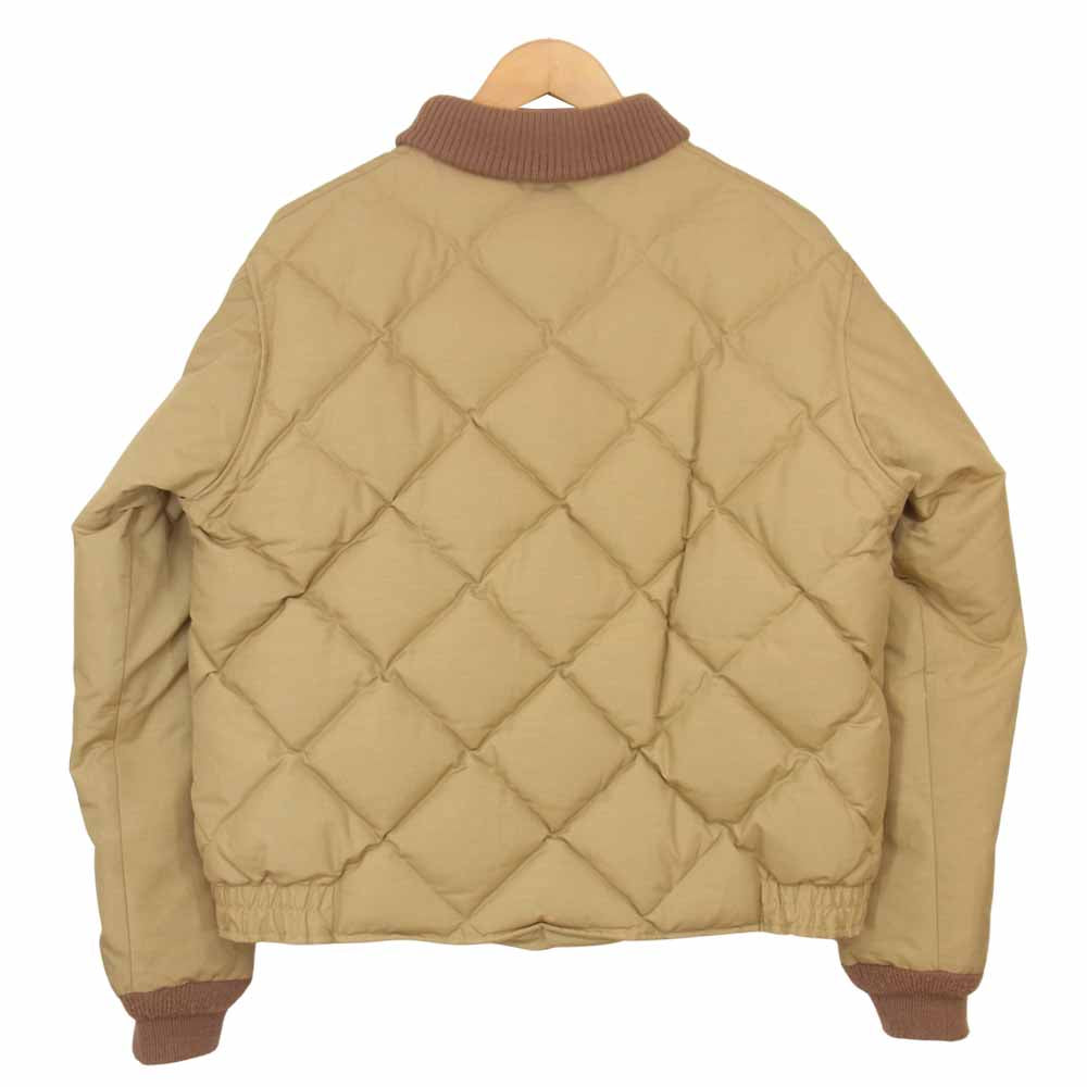 Eddie Bauer エディー・バウアー USA製 国内正規品 日の出タグ復刻 SKYLINER スカイライナー ダウン ジャケット ベージュ系 M【中古】