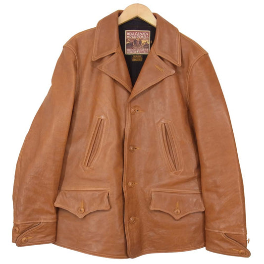 BOOTLEGGERS ブートレガーズ SWITCHYARD COAT ホースハイド スイッチヤード コート ブラウン系 42【美品】【中古】