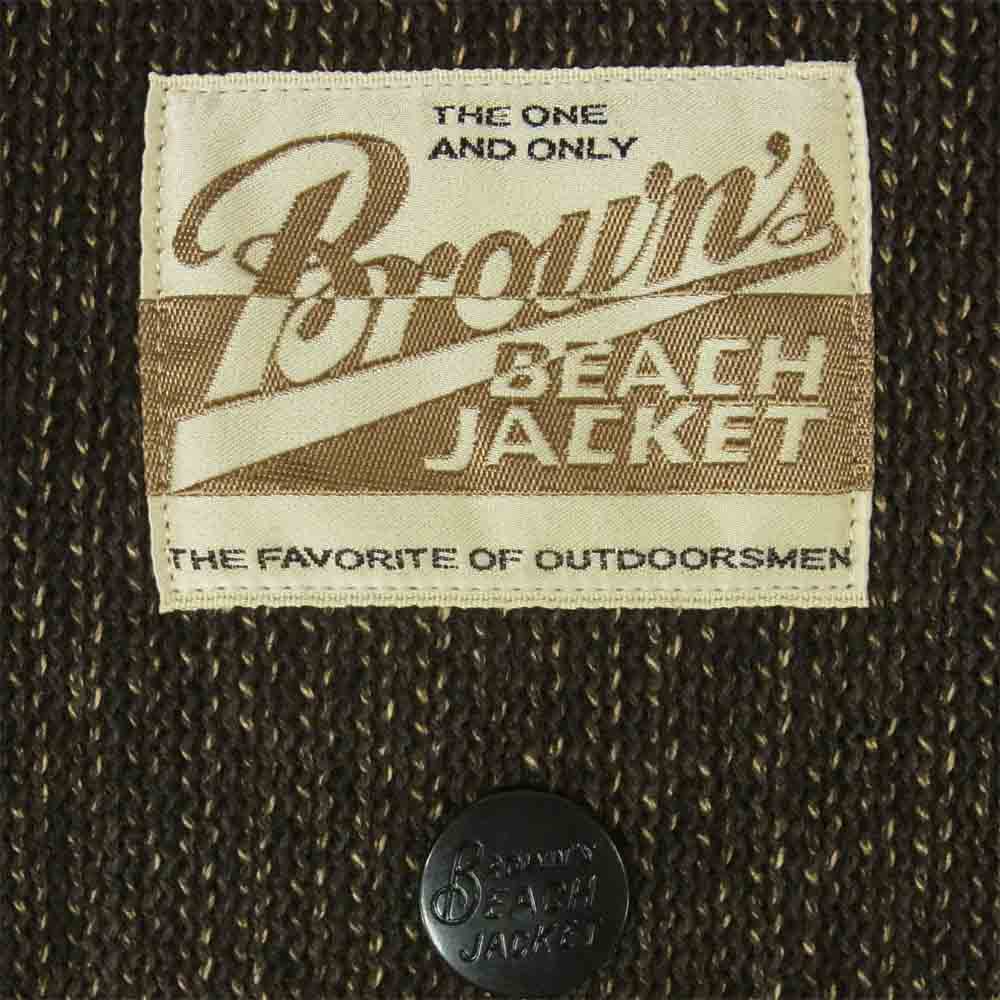 FULLCOUNT フルカウント BBJ8-009 BROWN'S BEACH ブラウンズビーチ マフラー ブラウン系 FREE【美品】【中古】