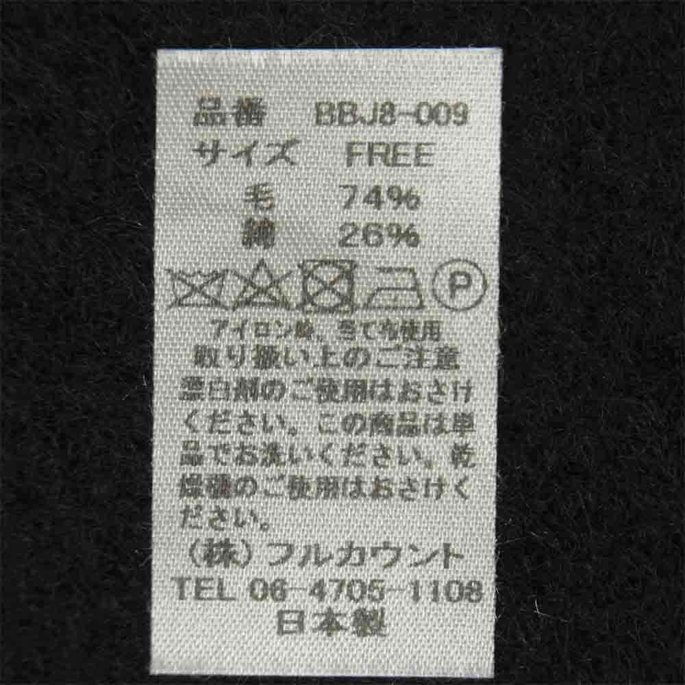 FULLCOUNT フルカウント BBJ8-009 BROWN'S BEACH ブラウンズビーチ マフラー ブラウン系 FREE【美品】【中古】