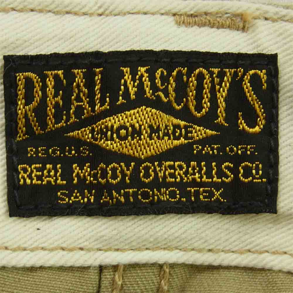 The REAL McCOY'S ザリアルマッコイズ MP17105 U.S. ARMY '41 KHAKI TROUSERS トラウザー パンツ ベージュ系 34【中古】