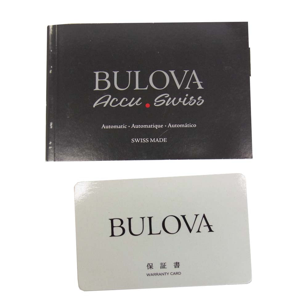BULOVA ブローバ 63C113 ACCUSWISS アキュ スイス 自動巻き オートマチック 時計 ウォッチ シルバー系【中古】