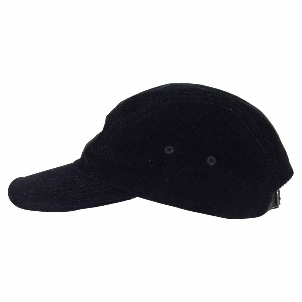Supreme シュプリーム 18SS Corduroy Box Logo Camp Cap ボックスロゴ コーデュロイ キャップ ブラック系【中古】