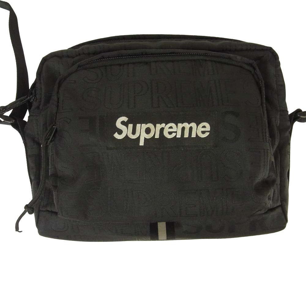 Supreme シュプリーム 19SS Shoulder mini Bag ショルダー ミニ バッグ 中国製 ブラック系【中古】