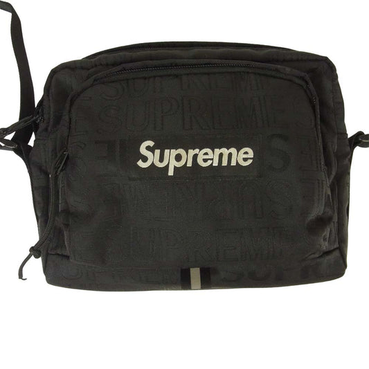 Supreme シュプリーム 19SS Shoulder mini Bag ショルダー ミニ バッグ 中国製 ブラック系【中古】