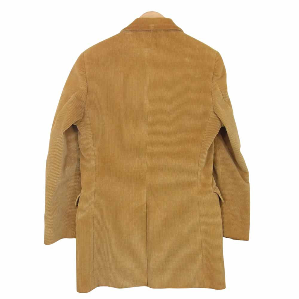 PRADA プラダ コーデュロイ チェスターコート ブラウン系 48【中古】