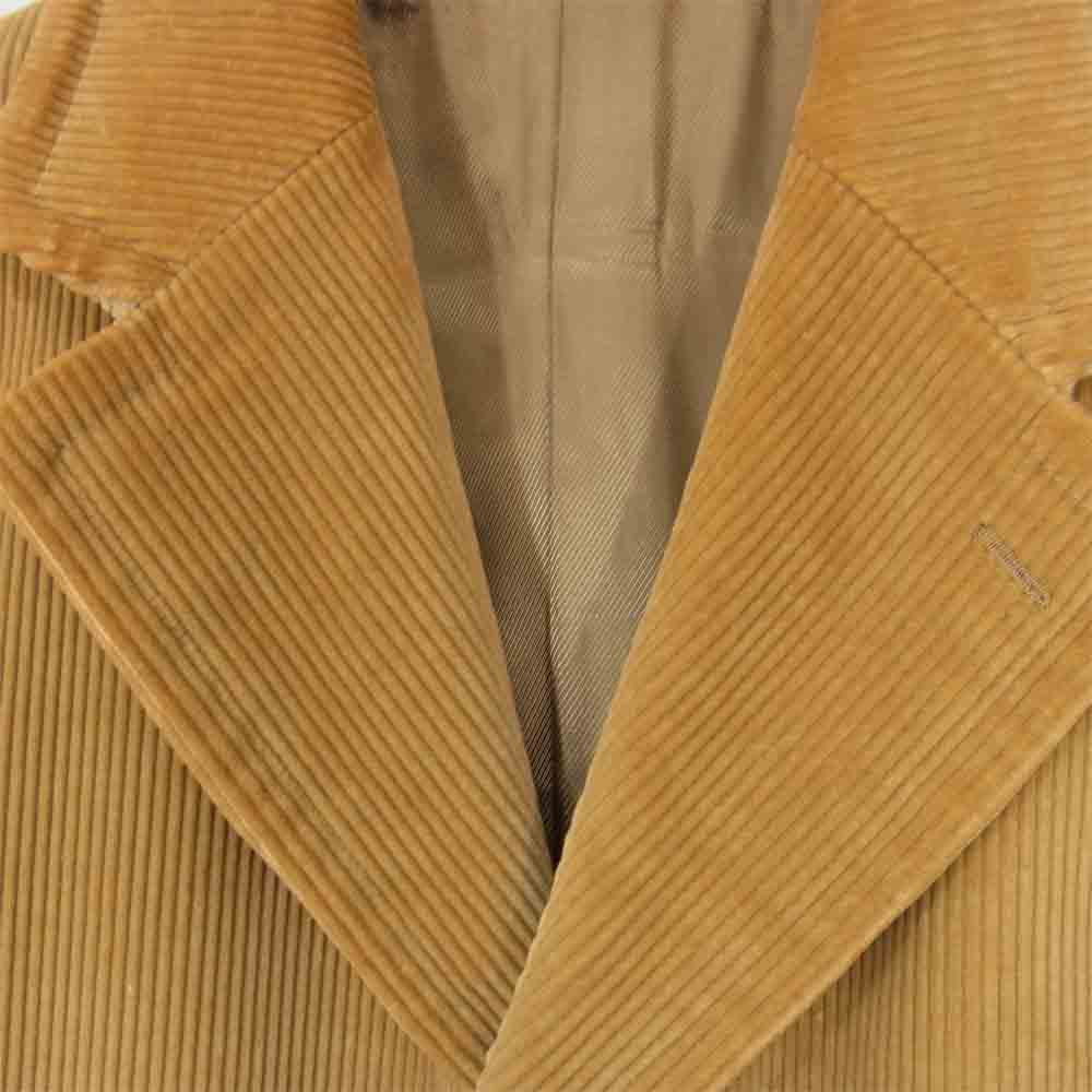 PRADA プラダ コーデュロイ チェスターコート ブラウン系 48【中古】