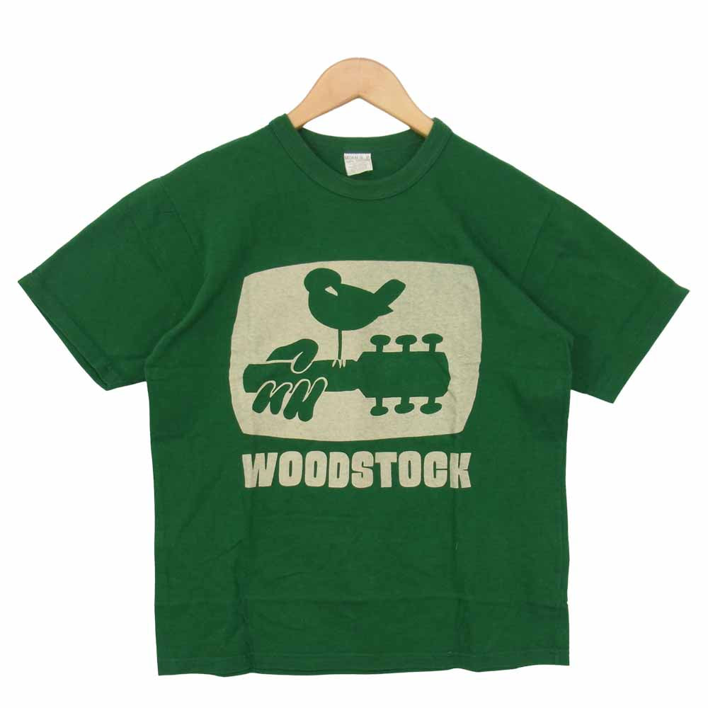 BOOTLEGGERS ブートレガーズ WOODSTOCK プリント Tシャツ グリーン系 M【中古】