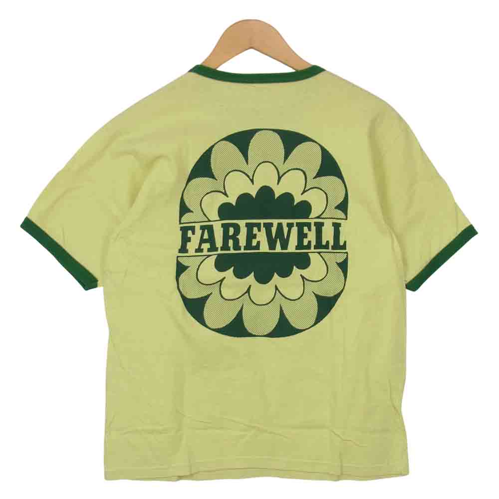 BOOTLEGGERS ブートレガーズ プリント トリム Tシャツ ライトグリーン系 M【中古】