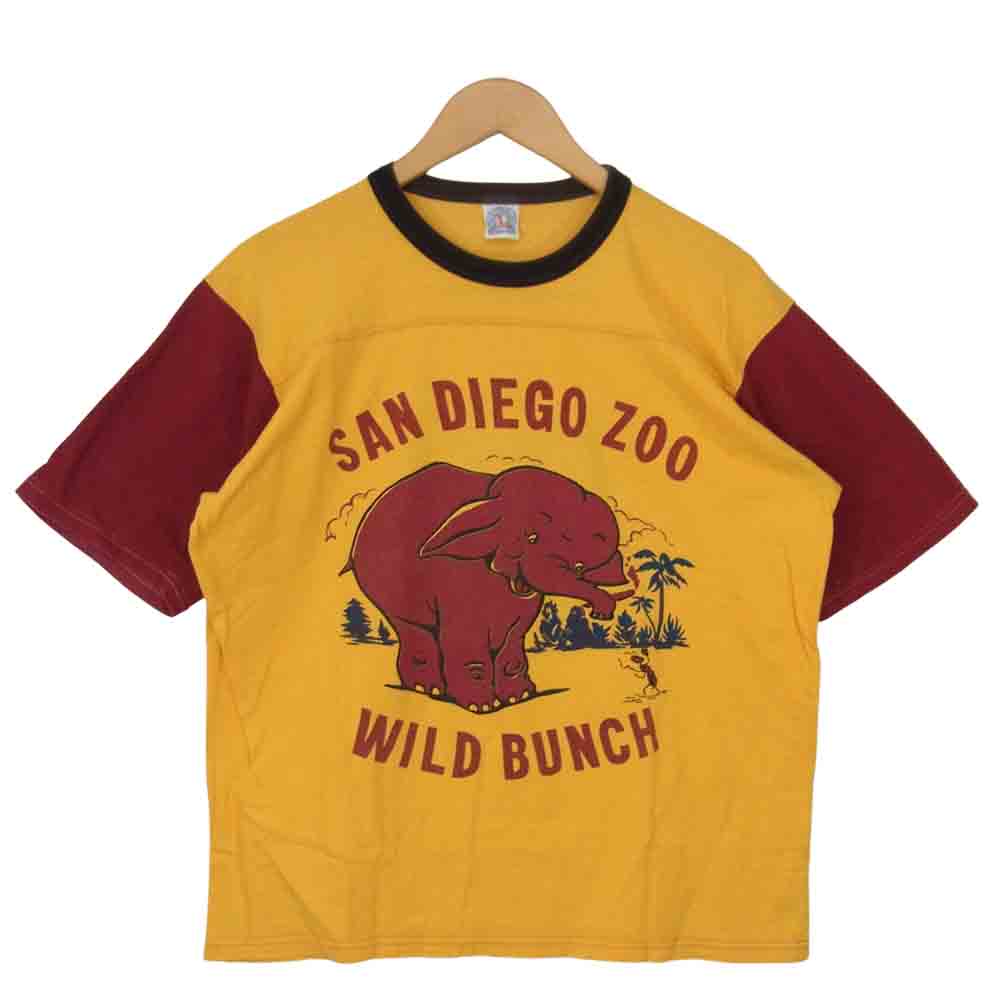 BOOTLEGGERS ブートレガーズ SANDIEGO 200 フットボール Tシャツ イエロー系 L【中古】