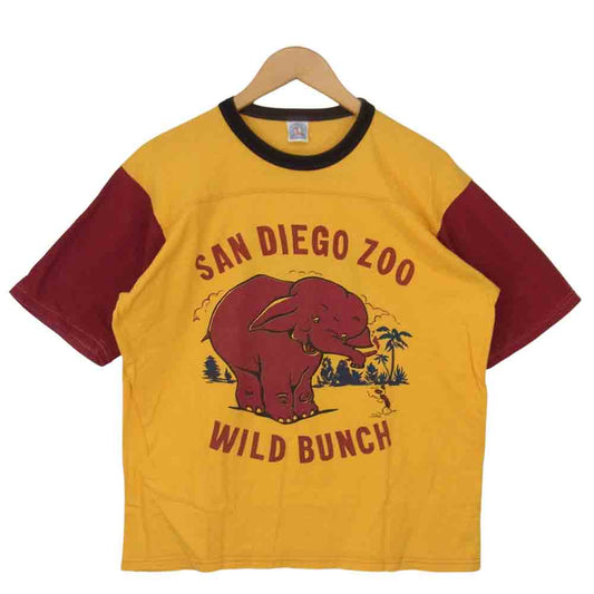 BOOTLEGGERS ブートレガーズ SANDIEGO 200 フットボール Tシャツ イエロー系 L【中古】