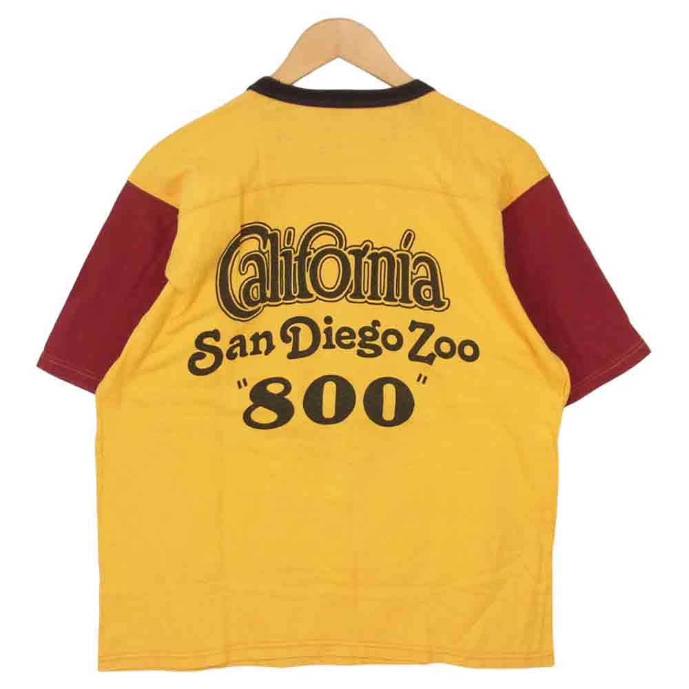 BOOTLEGGERS ブートレガーズ SANDIEGO 200 フットボール Tシャツ イエロー系 L【中古】