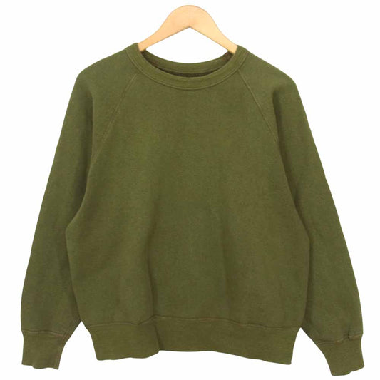 WAREHOUSE ウエアハウス BODIES ラグラン スウェット カーキ系 40【中古】