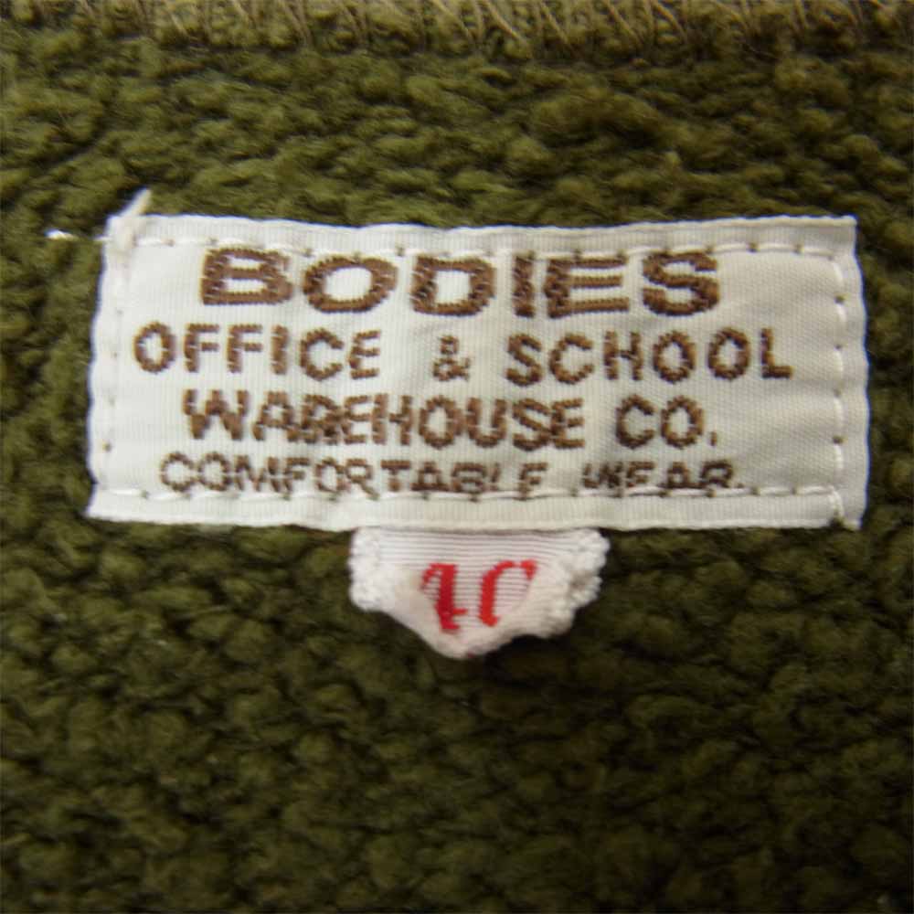 WAREHOUSE ウエアハウス BODIES ラグラン スウェット カーキ系 40【中古】