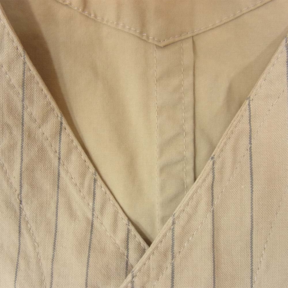 RRL ダブルアールエル コットン リネン ベスト ベージュ系 サイズ表記無【中古】