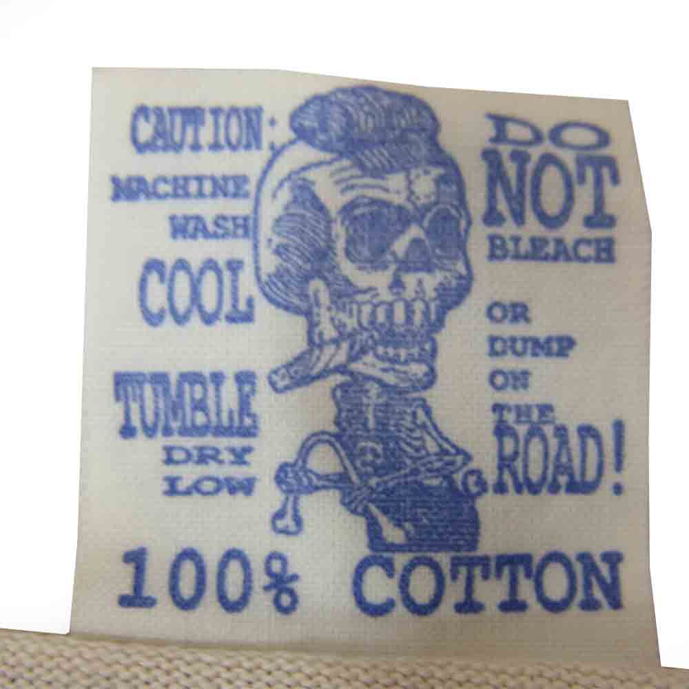 BOOTLEGGERS ブートレガーズ Skelly Oil プリント トリム Tシャツ オフホワイト系 L【中古】