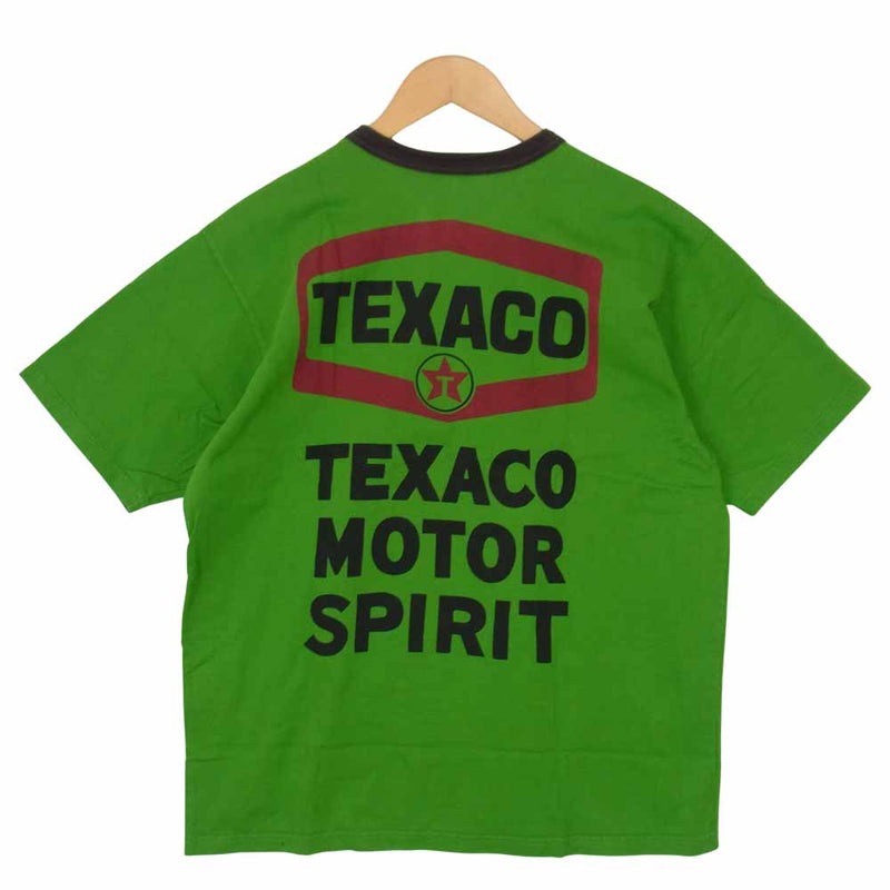 BOOTLEGGERS ブートレガーズ TEXACO MOTOR OIL トリム Tシャツ グリーン系 L【中古】