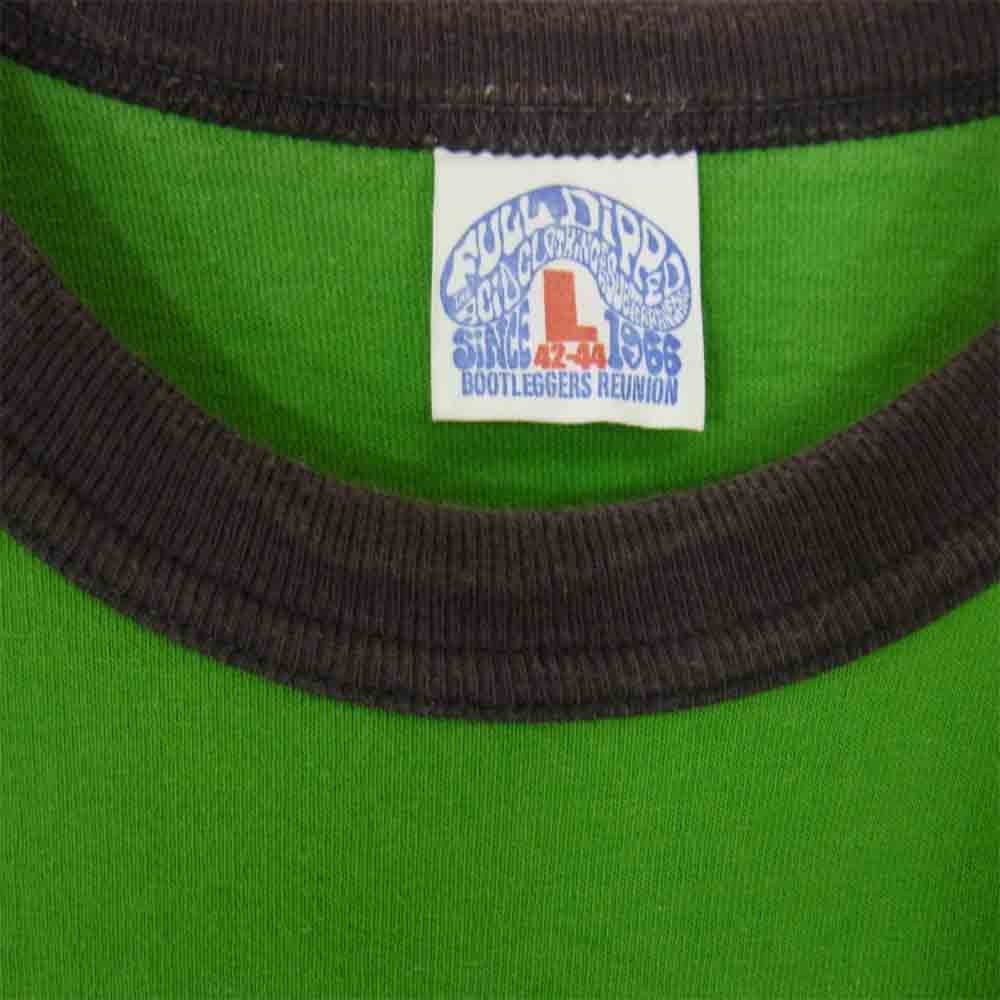 BOOTLEGGERS ブートレガーズ TEXACO MOTOR OIL トリム Tシャツ グリーン系 L【中古】