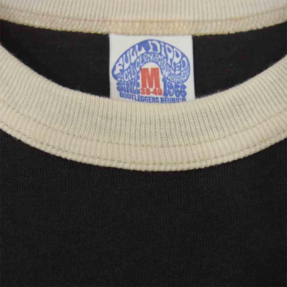 BOOTLEGGERS ブートレガーズ TRIUMPH トライアンフ プリント トリム Tシャツ チャコール系 M【中古】