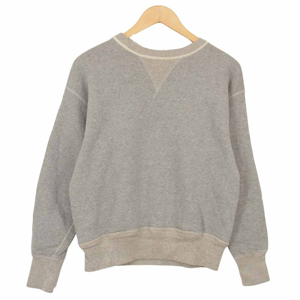 WAREHOUSE ウエアハウス フロッキー カレッジ プリント スウェット グレー系 40【中古】
