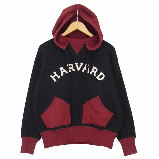 FREEWHEELERS フリーホイーラーズ ATTACHED HOOD SWEAT PARKA アタッチド フード スウェット パーカー ブラック系 42【中古】